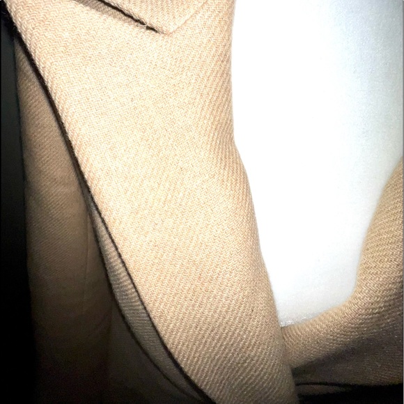 Reiss Tan Women's Wool Coat 🧥 Like New - Picture 9 of 11